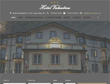 Tablet Screenshot of hotel-valentino.com